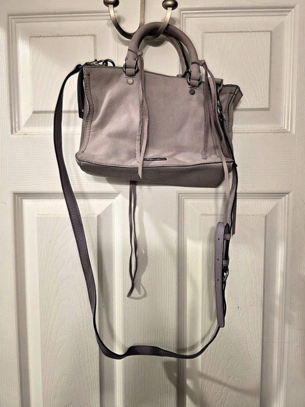 Rebecca Minkoff Mini MAB Tote Satchel in Purple